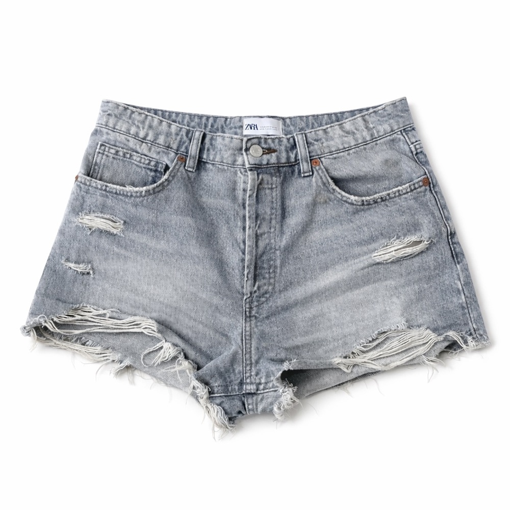 Zara Women's Light Gray Cutoffs